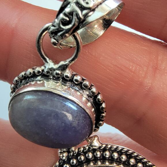 Necklace Pendants Tiffany Stone & Dendritic Jasper in Sterling Silver Jewelry - Picture 10 of 10